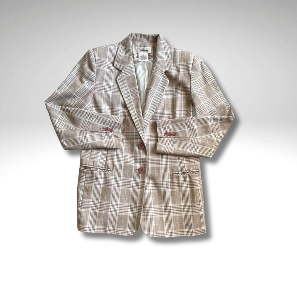 VTG Worthington Glen Plaid Blazer • Heritage Academia • Equestrian Classic